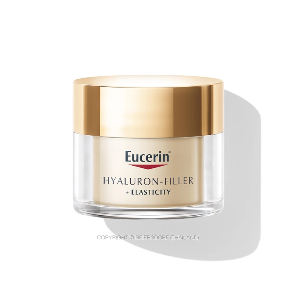 Eucerin HYALURON-FILLER + ELASTICITY DAY CREAM SPF30 50 ML ยูเซอริน ไฮยาลูรอน เดย์ครีมลดเลือนริ้วรอย ยกกระชับ