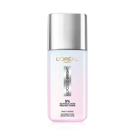 LOreal Paris Glycolic-Bright Glowing Peeling Toner 65ml ลอรีอัล ปารีส ไกลโคลิค-ไบรท์ โกลว์อิ้ง พีลลิ่ง โทนเนอร์.