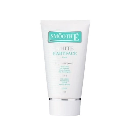 Smooth E White Babyface Foam สมูทอี ไวท์ เบบี้เฟส โฟม pH5 Vit C&E ผิวกระจ่างใส สำหรับผิวหมอง 1 / 1.2 / 2 / 4 / 6 Oz.
