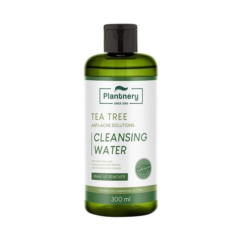 Plantnery Tea Tree First Cleansing Water 300 ml คลีนซิ่งทีทรี เช็ดทำความสะอาดเครื่องสำอาง