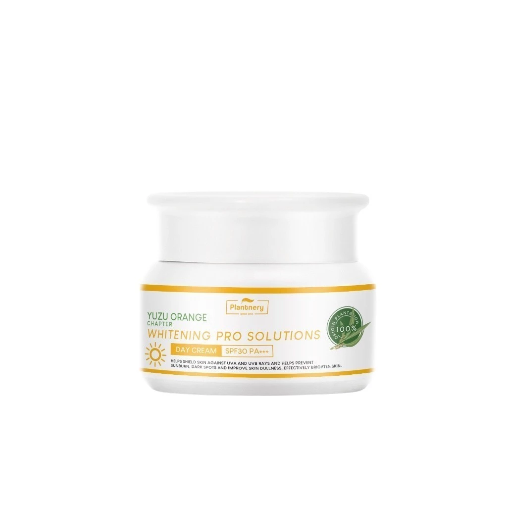 Plantnery Yuzu Orange Day Cream SPF30 PA+++ 50 g ครีมบำรุงผิวหน้า พร้อมปกป้อง 2 in 1 ป้องกันผิวจากแสงแดด