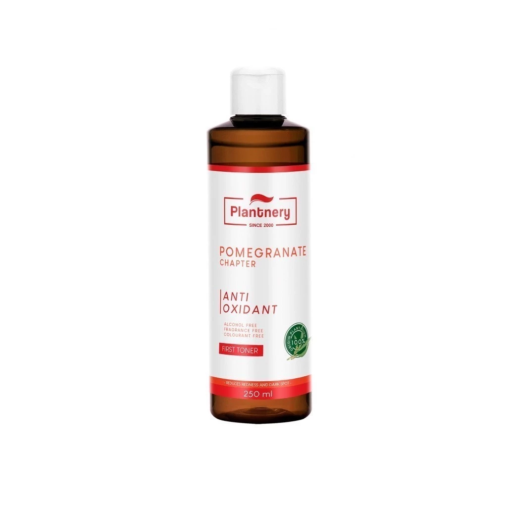 Plantnery Pomegranate First Toner 250 ml โทนเนอร์ทับทิม สำหรับผู้มีปัญหา รอยดำ รอยแดง จากสิว