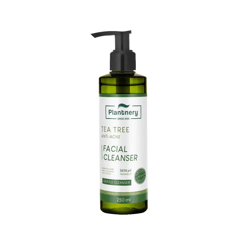 Plantnery Tea Tree Facial Cleanser 250 ml เจลล้างหน้า ที ทรี สำหรับผู้มีปัญหาสิว ผิวมัน