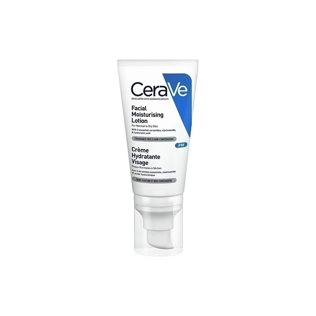 เซราวี CERAVE Facial Moisturising Lotion โลชั่นบำรุงผิวหน้าสำหรับผิวธรรมดา 52ml