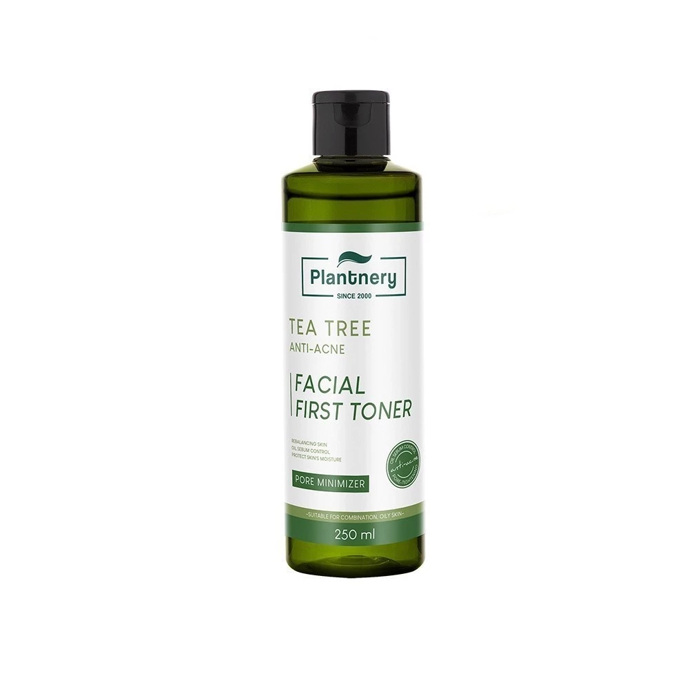 Plantnery Tea Tree First Toner 250 ml โทนเนอร์ ที ทรี สำหรับผู้มีปัญหาสิว หน้ามัน