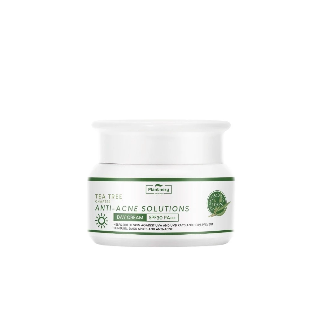 Plantnery Tea Tree Day Cream SPF30 PA+++ 50 g ครีมบำรุงพร้อมปกป้อง 2 in 1 ป้องกันผิวจากแสงแดด ไม่อุดตัน