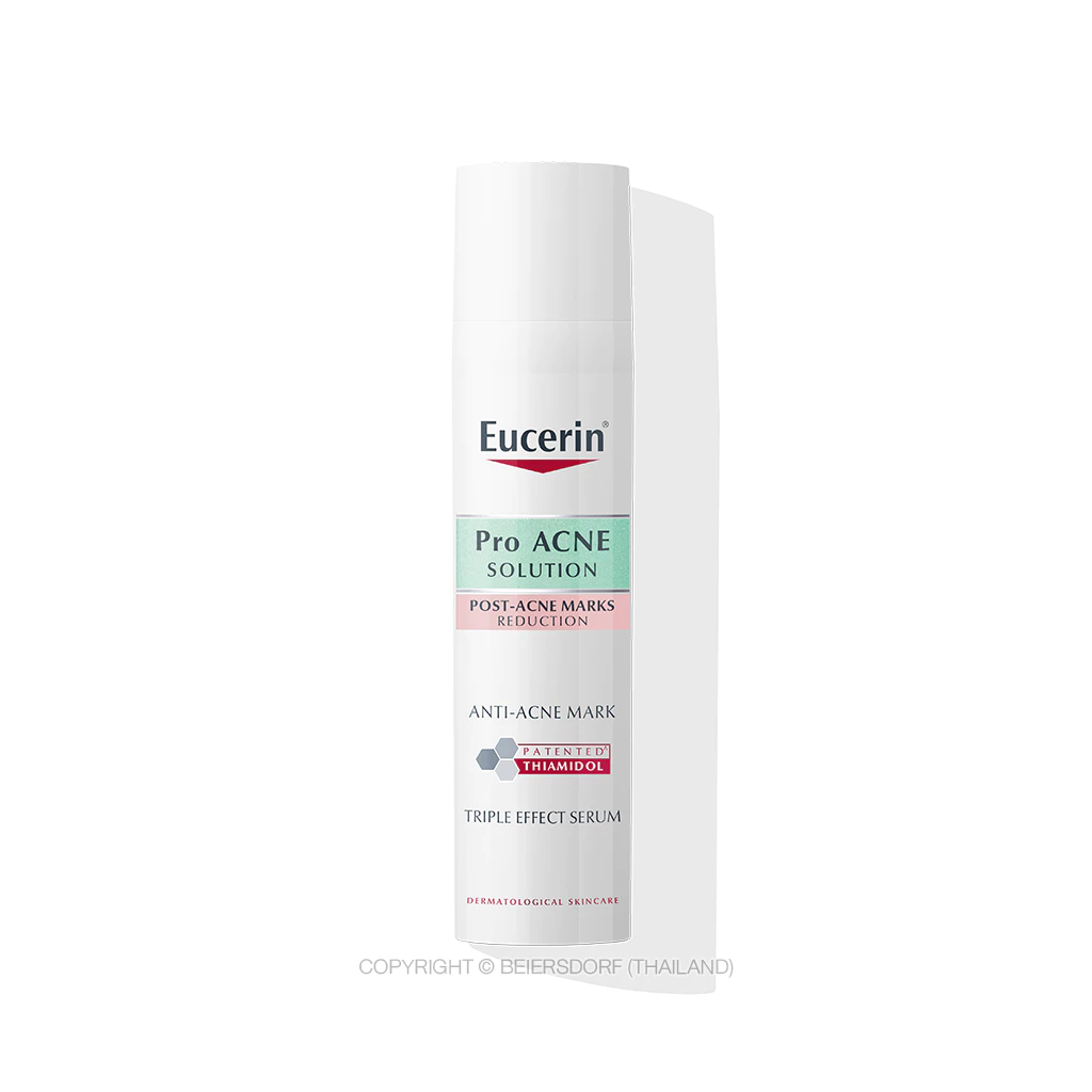 Eucerin Pro ACNE SOLUTION TRIPLE EFFECT SERUM 40 ML ยูเซอริน เซรั่มสูตรเข้มข้น ลดรอยดำสิว ให้ผิวดูกระจ่างใส พร้อมคุมมัน