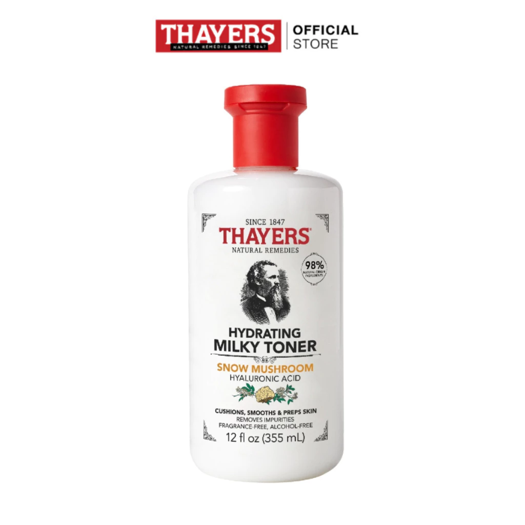 THAYERS Hydrating Milky Toner Snow Mushroom Hyaluronic Acid 355 ml.