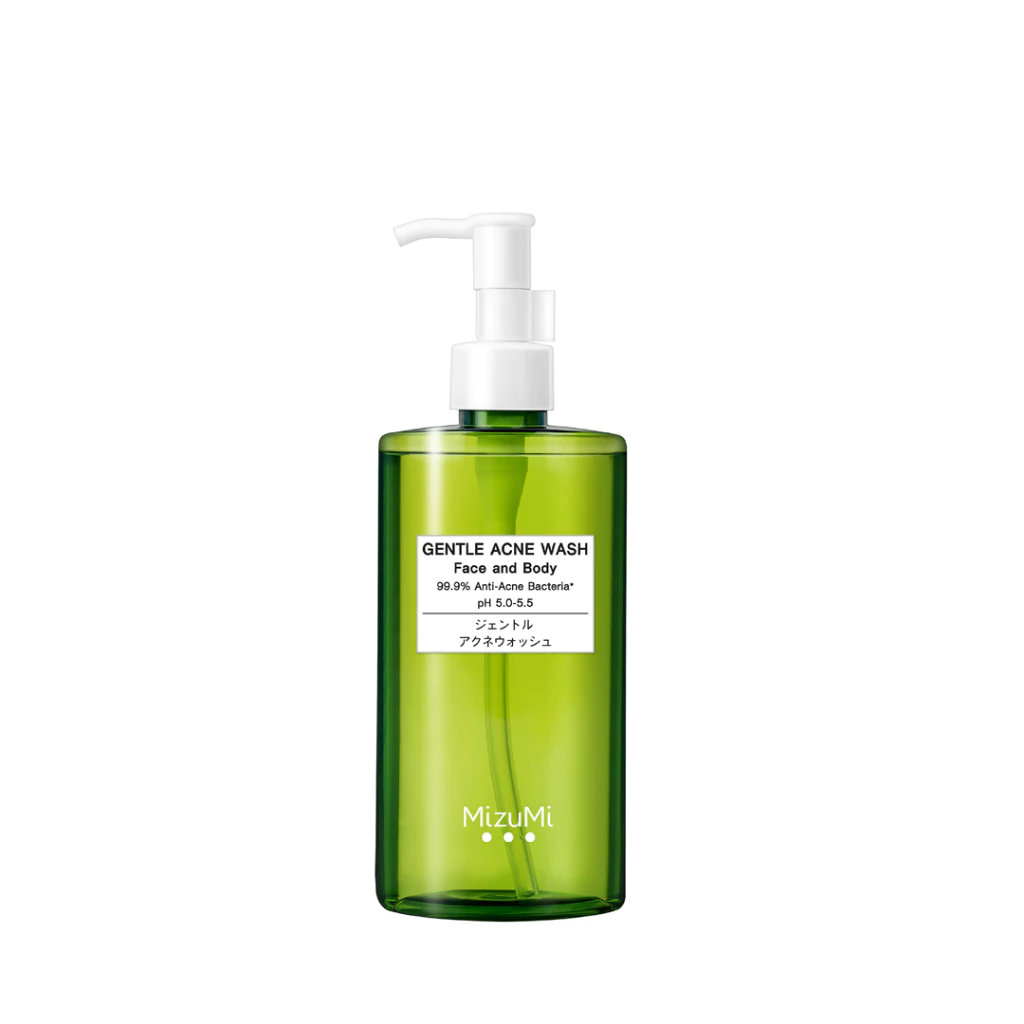 MizuMi Gentle Acne Wash 200ml.เจลล้างหน้าและอาบน้ำ ฆ่าเชื้อแบคทีเรียสิว ลดสิวใหม่ ผิวมัน ผิวเป็นสิว ผิวแพ้ง่าย