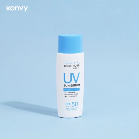 CLEAR NOSE UV Sun Serum SPF50+ PA++++ 80ml กันแดดเคลียร์โนส.