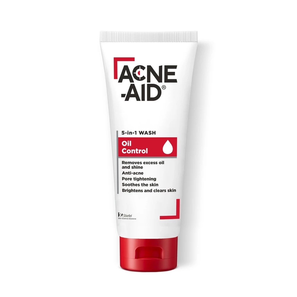 ACNE-AID 5-IN-1 WASH OIL CONTROL แอคเน่-เอด 5-อิน-1 วอช ออยล์ คอนโทรล