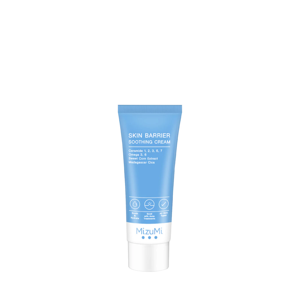 MizuMi Skin Barrier Soothing Cream 45gครีมเซราไมด์ เสริมชั้นผิว ผิวแข็งแรง ลดอาการผิวแห้งคัน ผิวแพ้ง่าย ผิวเป็นสิว