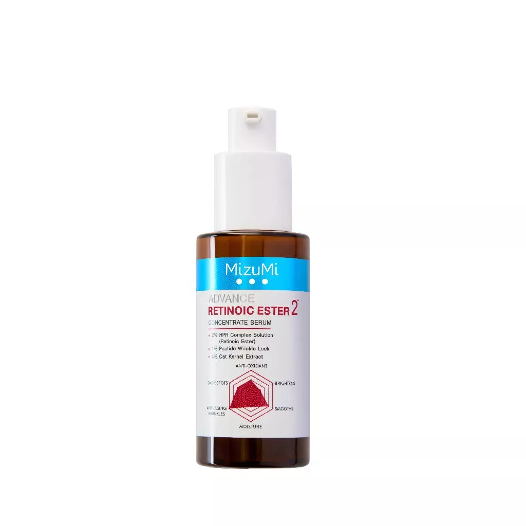[เรตินอลเจนใหม่] MizuMi Advance Retinoic Ester Serum 30 ml ลดเลือนริ้วรอย ผิวเฟิร์มกระชับ New retinol – less irritating